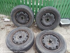 Set 4 Jante tabla cu cauciucuri Skoda/ VW/ Audi/ Seat